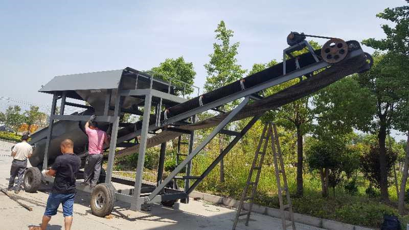 滾筒篩沙機
